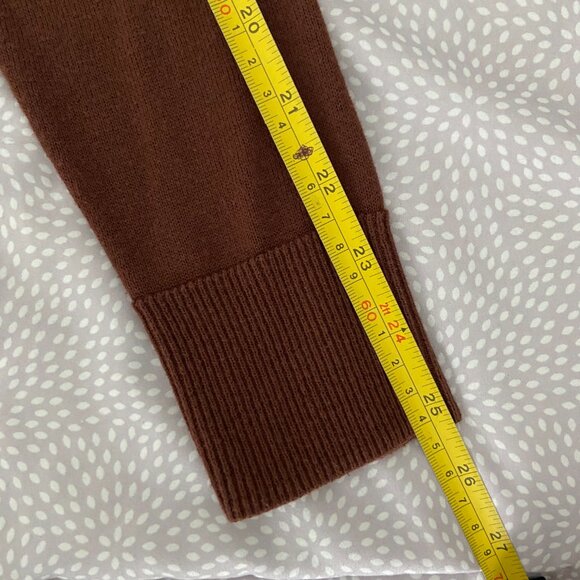 Amazon Essentials Women's Brown Lightweight Crewneck Cardigan Medium Sweater - Picture 6 of 6